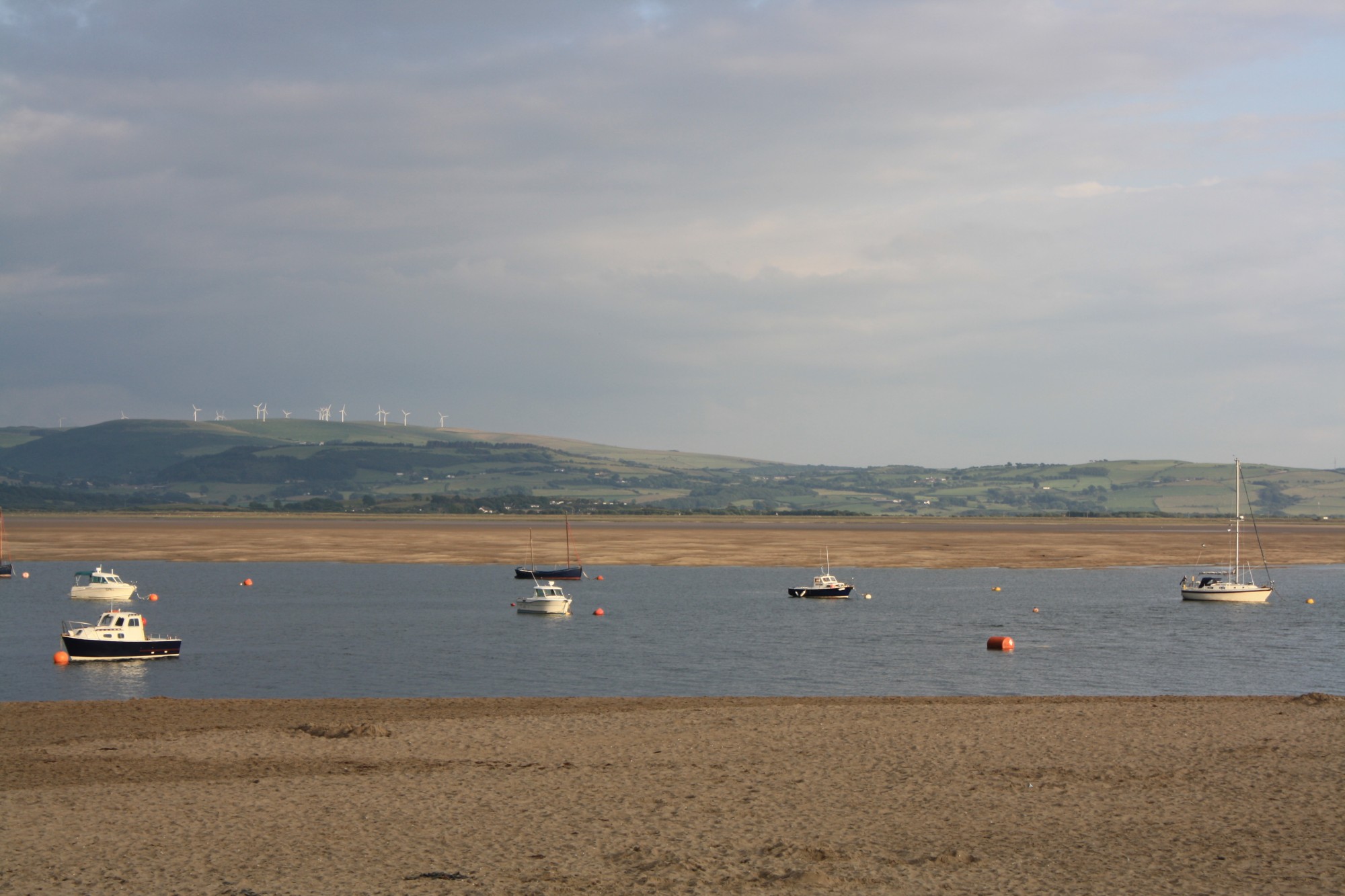 A view over Aberdovey estuary as the tide turns.